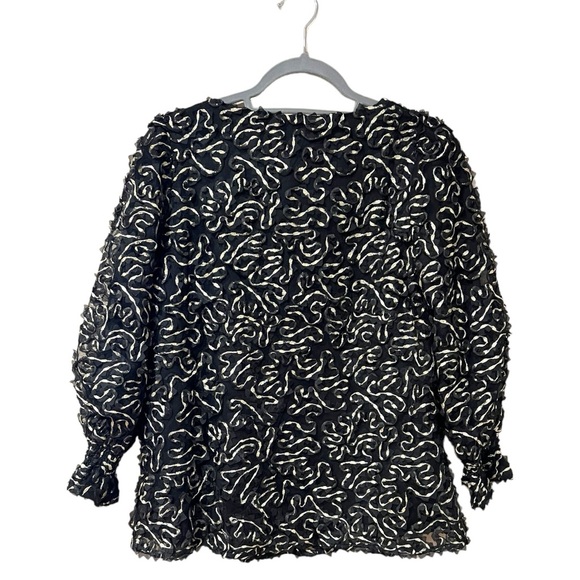 Tuckernuck Nightly Organza Easton Blouse (S) - Picture 8 of 14